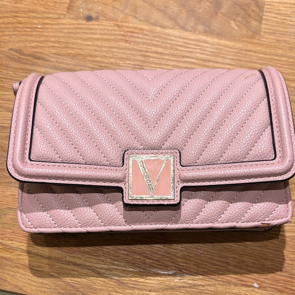Victoria's Secret Blush Quilted Clutch